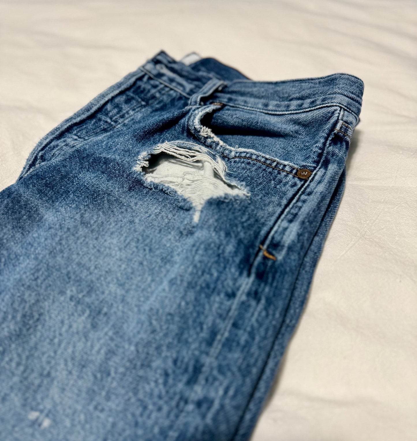 AGOLDE Jamie High-Waist Ankle Jeans - sz 28