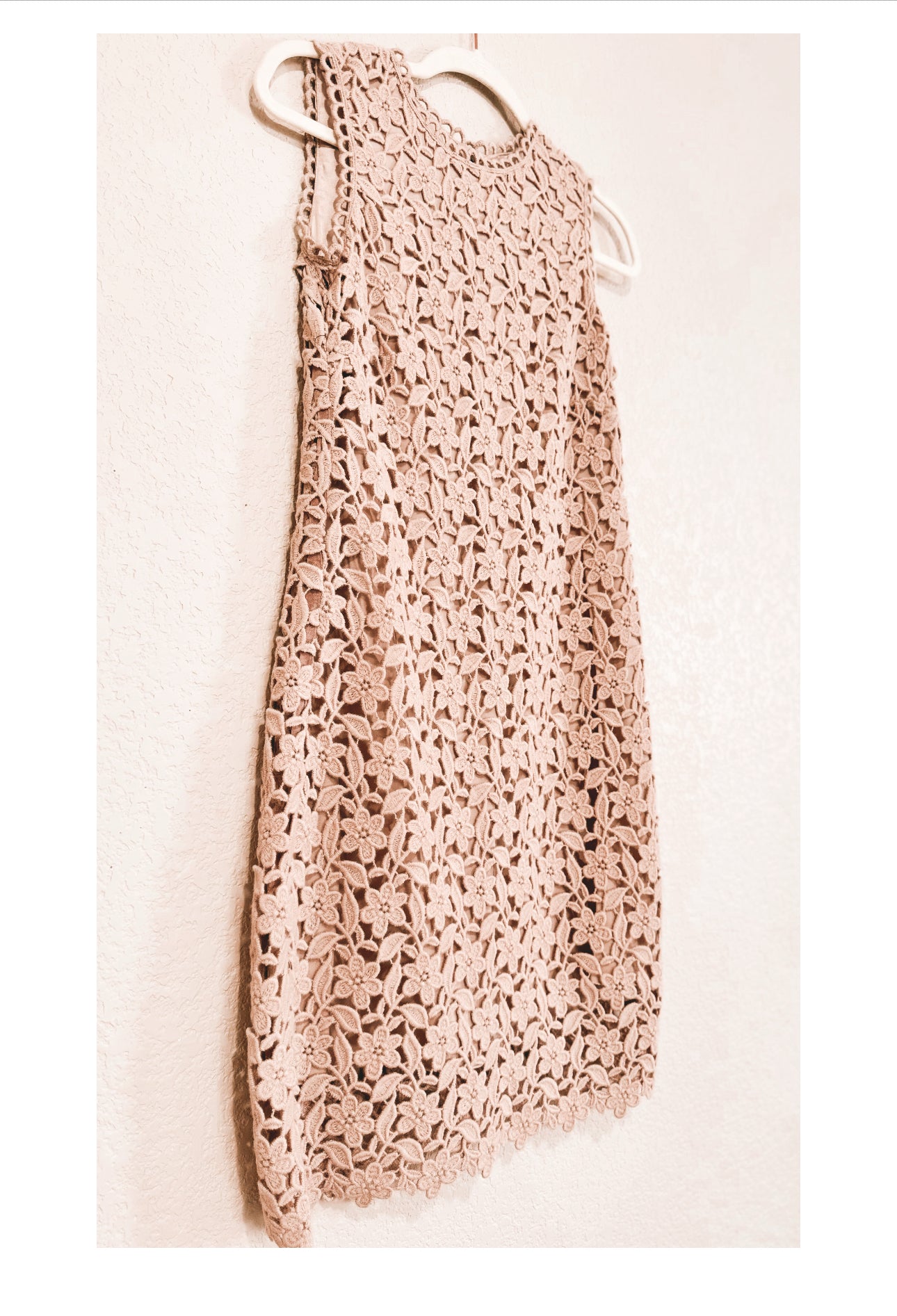 Dolce & Gabbana Lace Overlay Sheath Dress - Vintage