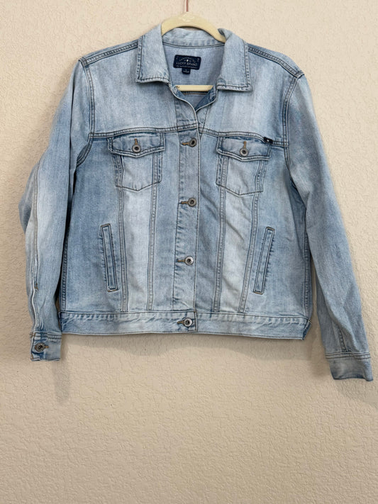 Vintage Lucky Brand Denim Jacket - sz L