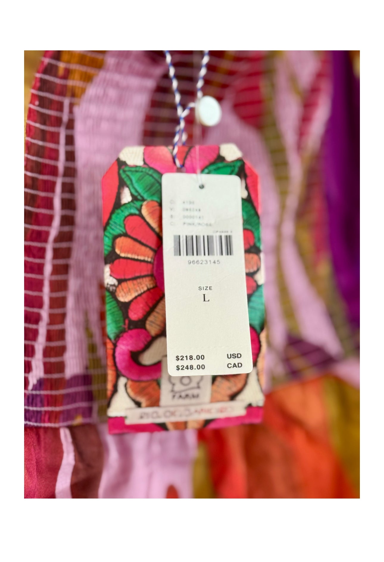 Farm Rio Puff-Sleeve Square-Neck Slim
Mini Dress (NWT)