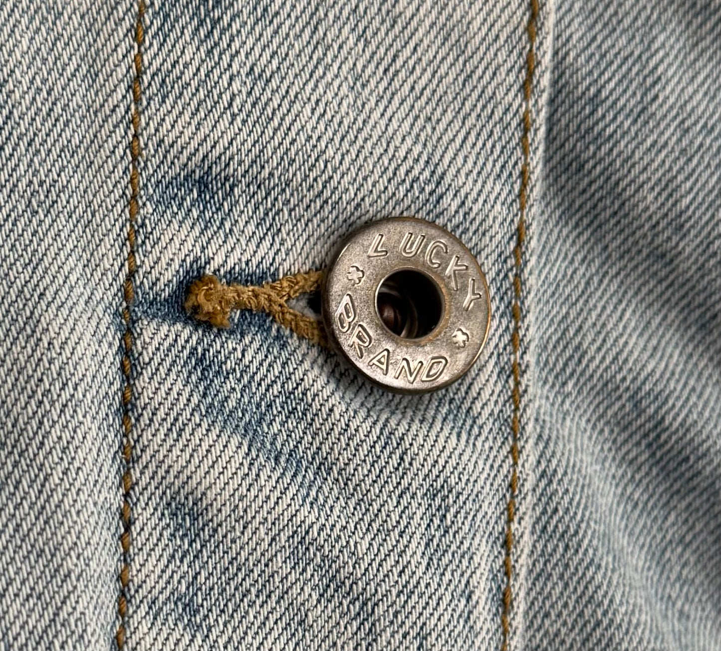 Vintage Lucky Brand Denim Jacket - sz L