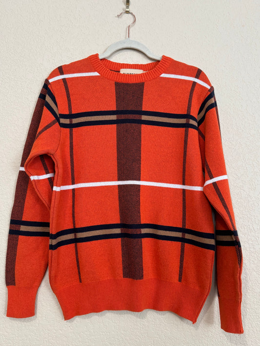 Vintage Burberry Crewneck Cotton Sweater - sz L