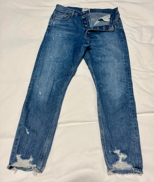 AGOLDE Jamie High-Waist Ankle Jeans - sz 28