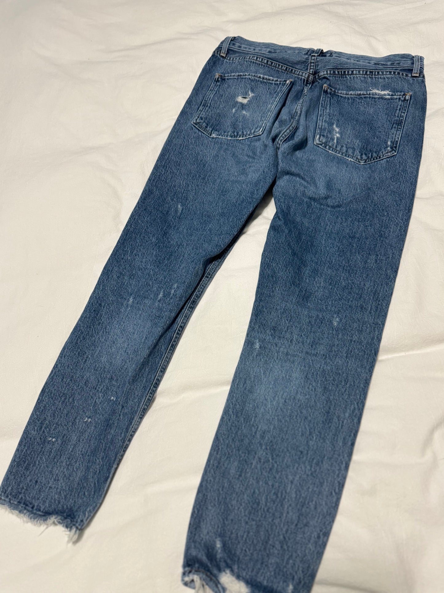 AGOLDE Jamie High-Waist Ankle Jeans - sz 28