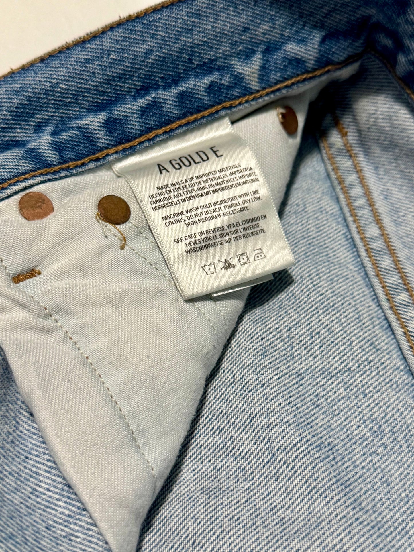AGOLDE High-Rise Tapered Baggy Jean - sz 29