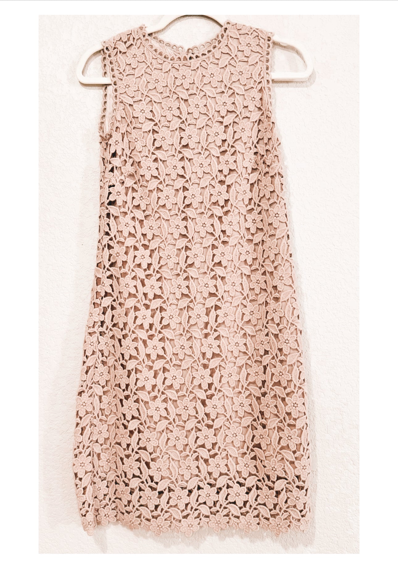 Dolce & Gabbana Lace Overlay Sheath Dress - Vintage