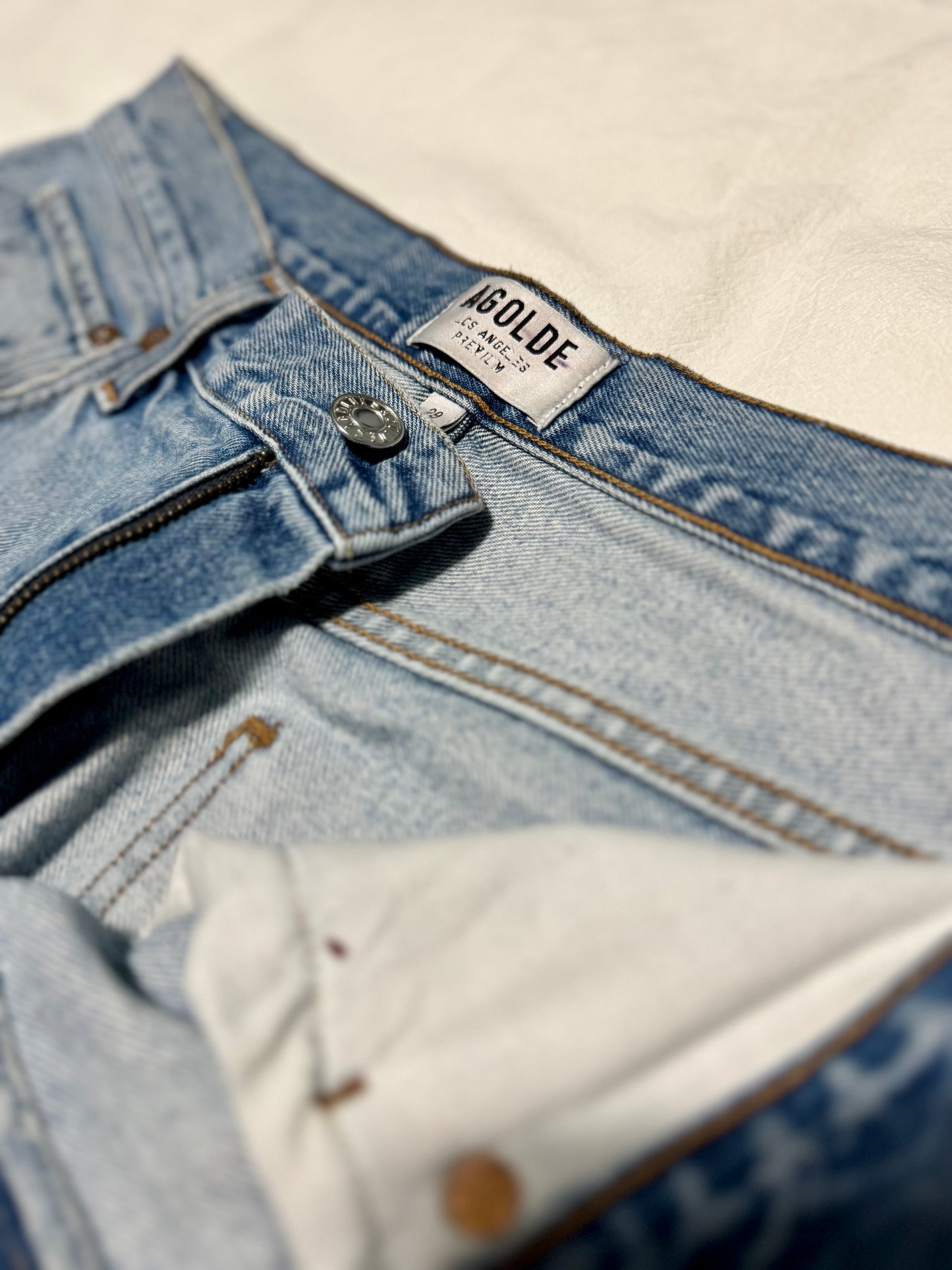 AGOLDE High-Rise Tapered Baggy Jean - sz 29